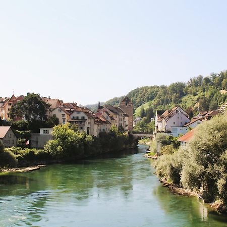 Business I Family Apartment I 1-4 Personen - Aare Blick, Nahe Altstadt I Beamer - 99" Leinwand I Terrassen Lounge Und Parkplatz Brugg  Buitenkant foto